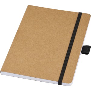 Berk recycled paper notebook, Solid black (Notebooks)