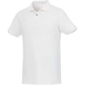 Beryl mens polo, White, L (Polo short, mixed fiber, synthetic)