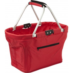 Polyester (600D) shopping bag Nadine, red