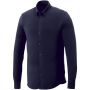 Bigelow long sleeve men's pique shirt, Navy