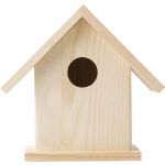 Birdhouse with painting set, brown (8868-11)