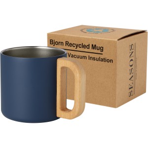 Bjorn 360 ml RCS certified recycled stainless steel mug with (Mugs)