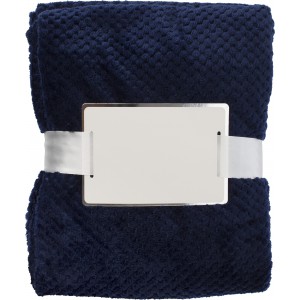 Fleece (230 gr/m2) blanket Nikolai, blue (Blanket)
