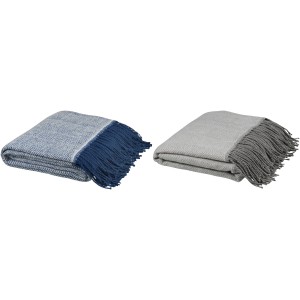 Haven herringbone throw blanket, blue (Blanket)