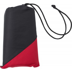 Polyester foldable blanket Amal, red (Blanket)