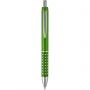 Bling ballpoint pen with aluminium grip, Green