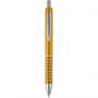 Bling ballpoint pen with aluminium grip, Orange