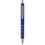 Bling ballpoint pen with aluminium grip, Royal blue