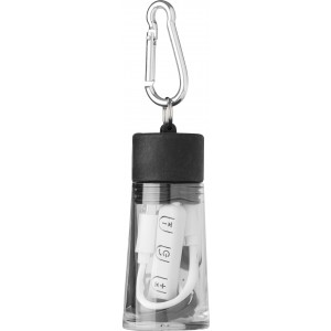 ABS earphones, black