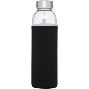 Bodhi 500 ml glass sport bottle, Solid black (Sport bottles)