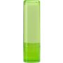 Lip balm stick with SPF 15 protection., light green