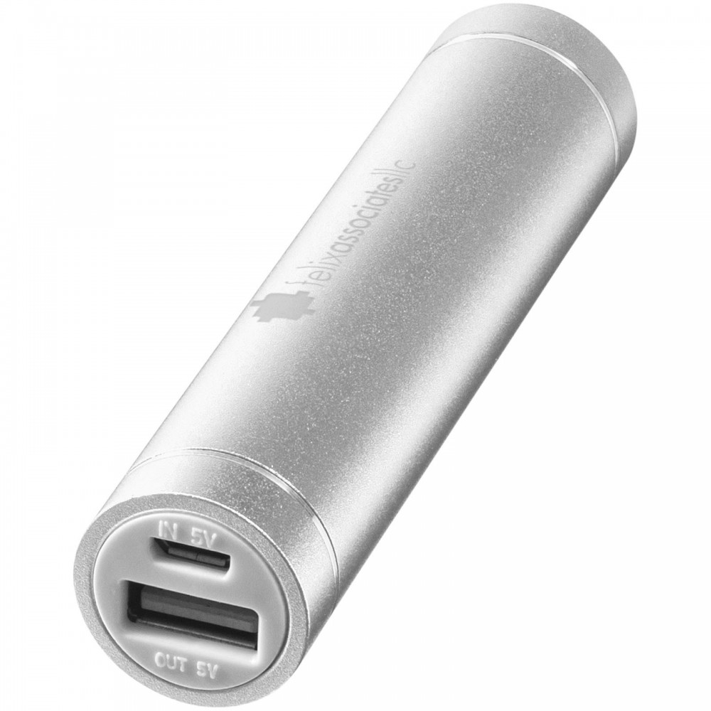 Bolt alu power bank 2200mAh, grey, 9,1 x d 2,2 cm (Battery charger