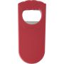 Plastic bottle opener, red