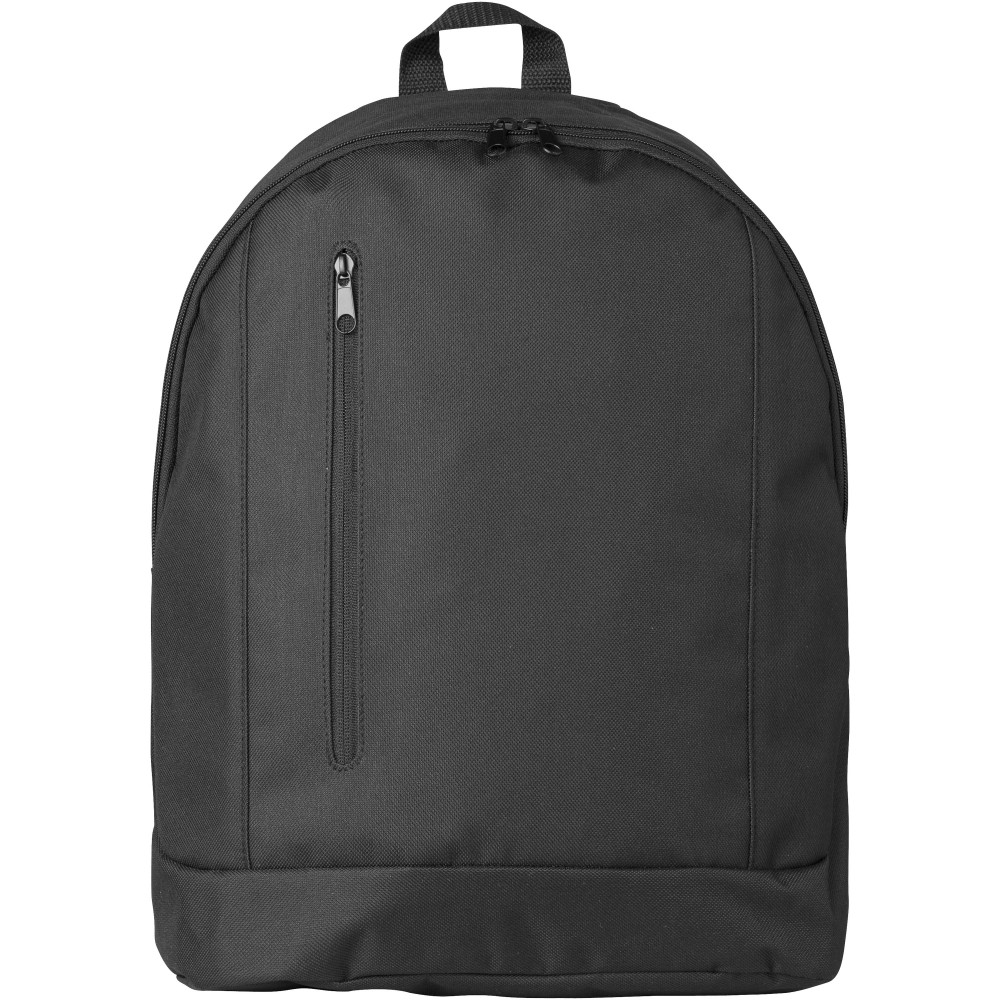 Printed Boulder backpack, solid black (Backpacks)