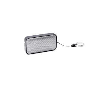 Brandcharger Nano wireless speaker, black/silver (Speakers, radios)