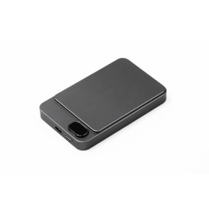 Brandcharger Powerwave 5000 wireless powerbank, gun metal (Powerbanks)