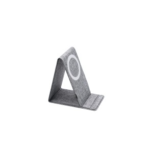 Brandcharger The Ascend Charge phone holder, grey (Office desk equipment)