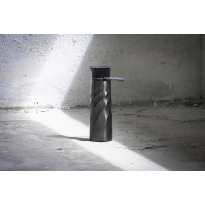 Brandcharger Vortex Athletica drinking bottle, gun metal (Water bottles)