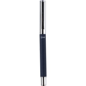 Brass rollerball pen Luan, blue