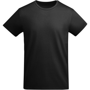 Breda short sleeve men's t-shirt, Solid black (T-shirt, 90-100% cotton)