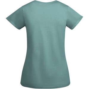 Breda short sleeve women's t-shirt, Dusty Blue (T-shirt, 90-100% cotton)