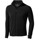 Brossard micro fleece full zip jacket, solid black (3948299)