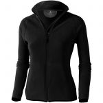 Brossard micro fleece full zip ladies jacket, solid black (3948399)