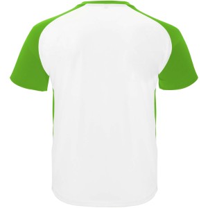 Bugatti short sleeve kids sports t-shirt, White, Fern green (T-shirt, mixed fiber, synthetic)