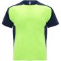 Bugatti short sleeve unisex sports t-shirt, Fluor Green, Navy Blue