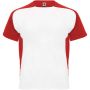 Bugatti short sleeve unisex sports t-shirt, White, Red