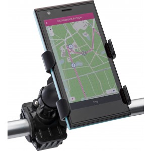 ABS mobile phone holder Everett, black (Bycicle items)