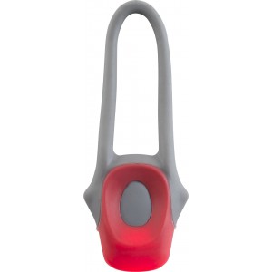 Plastic and silicone bicycle light Abigail, red (Bycicle items)