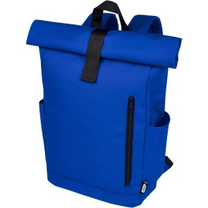 Byron 15.6" GRS RPET roll-top backpack 18L, Royal blue