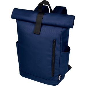 Byron 15.6" GRS RPET roll-top backpack 18L, Navy
