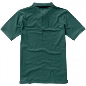 Calgary short sleeve men's polo, Forest green (Polo shirt, 90-100% cotton)