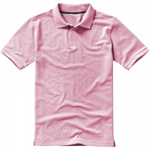 Calgary short sleeve men's polo, Light pink (Polo shirt, 90-100% cotton)