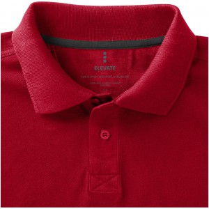 Calgary short sleeve men's polo, Red (Polo shirt, 90-100% cotton)