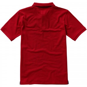 Calgary short sleeve men's polo, Red (Polo shirt, 90-100% cotton)