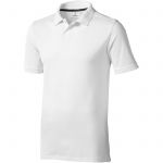 Calgary short sleeve men's polo, White, XL