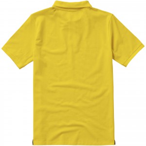 Calgary short sleeve men's polo, Yellow (Polo shirt, 90-100% cotton)