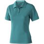 Calgary short sleeve women's polo, Aqua