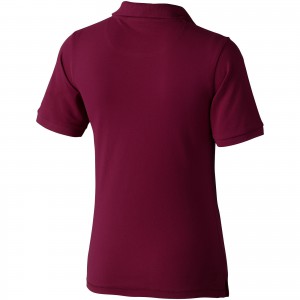 Calgary short sleeve women's polo, Burgundy (Polo shirt, 90-100% cotton)