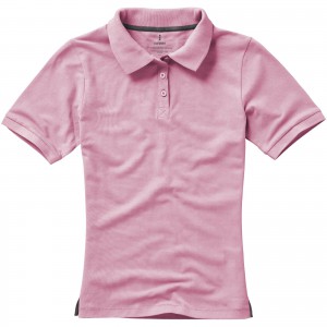 Calgary short sleeve women's polo, Light pink (Polo shirt, 90-100% cotton)