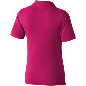 Calgary short sleeve women's polo, Pink (Polo shirt, 90-100% cotton)