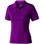 Calgary short sleeve women's polo, Plum