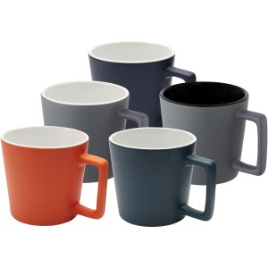 Cali 370 ml ceramic mug with matt finish, Navy Blue (Mugs)