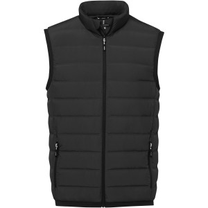 Caltha men's insulated down bodywarmer, Solid black (Vests)