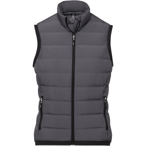 Caltha women's insulated down bodywarmer, Storm grey (Vests)