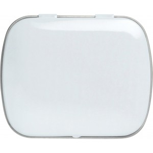 Tin case with mints Rocco, white (Food)