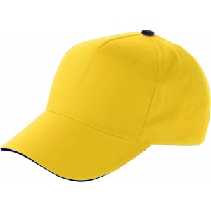 Cotton cap Beau, yellow (Hats)